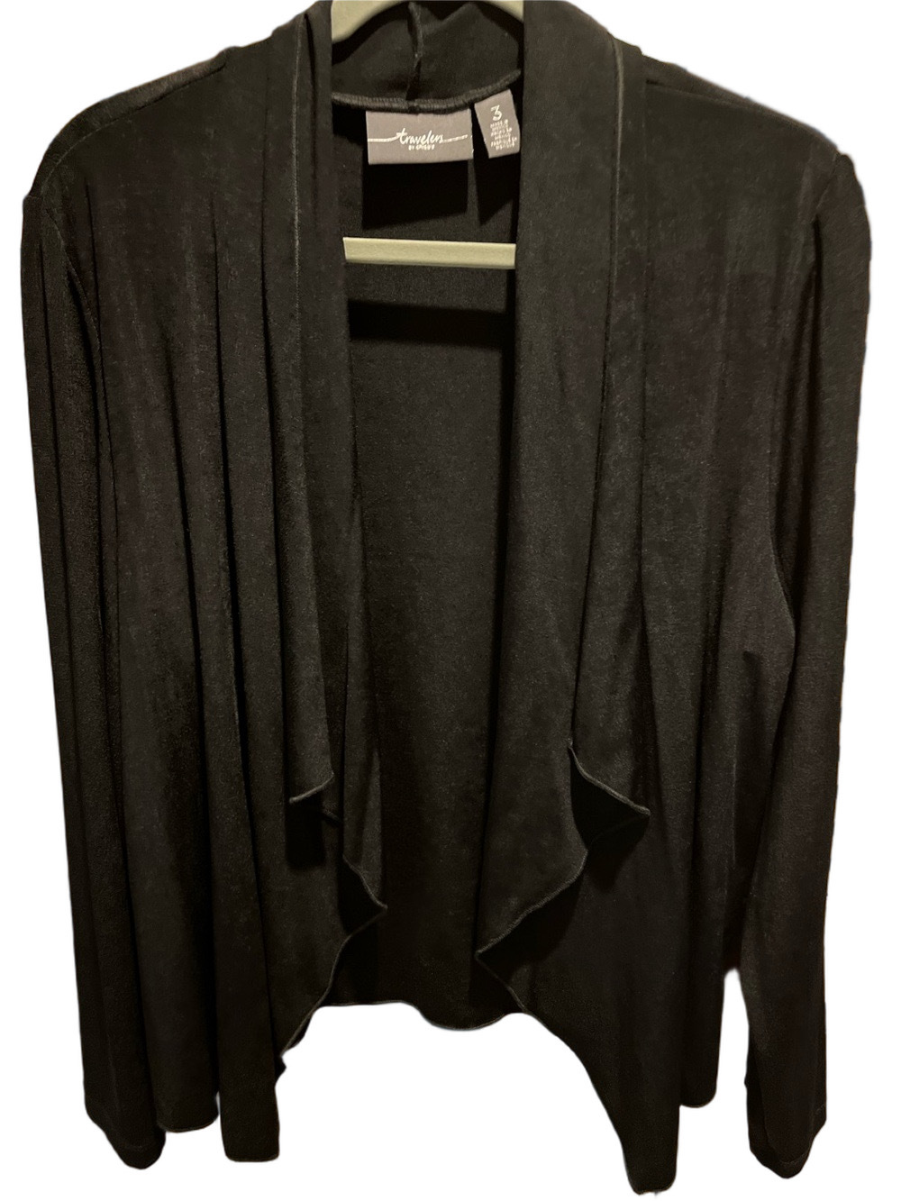 52. WOMENS CHICO’S TRAVELERS 3/XL DETAIL JACKET - Picture 3 of 6
